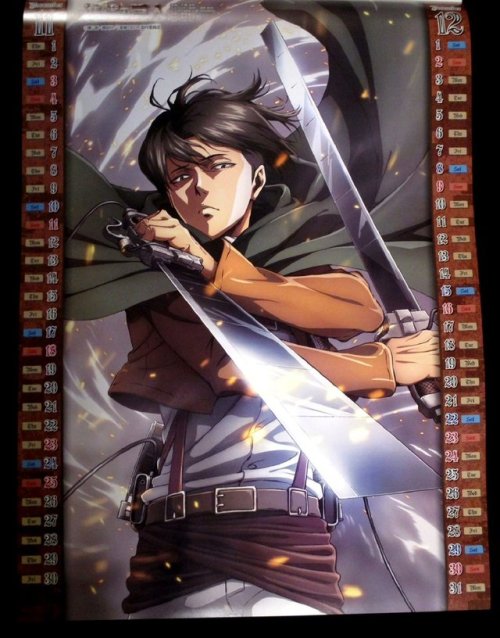 snkmerchandise: News: Ensky 2018 Wall Calendar Original Release Date: Mid-October 2017Retail Price: 1,600 Yen Ensky will be releasing the official 2018 A2-size Shingeki no Kyojin wall calendar! Featuring numerous official art from the 2nd season’s