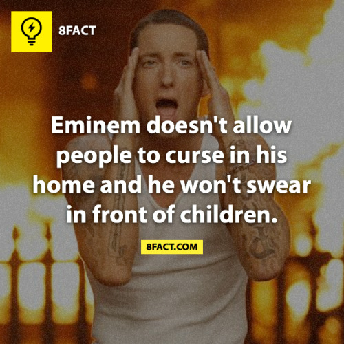 colonelmustangsnipples:  I AM ACTUALLY REALLY RELIEVED THAT EMINEM DOESN’T SWEAR IN FRONT OF HIS KIDS 