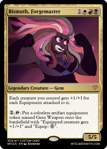 mindtheglow:  Steven Universe: The Gathering It’s been almost a year since my last bat ch of Steven Universe magic cards, and a lot has happened in the show. We have new fusions, new heroes, new villians, new *everything* and I got excited to produce