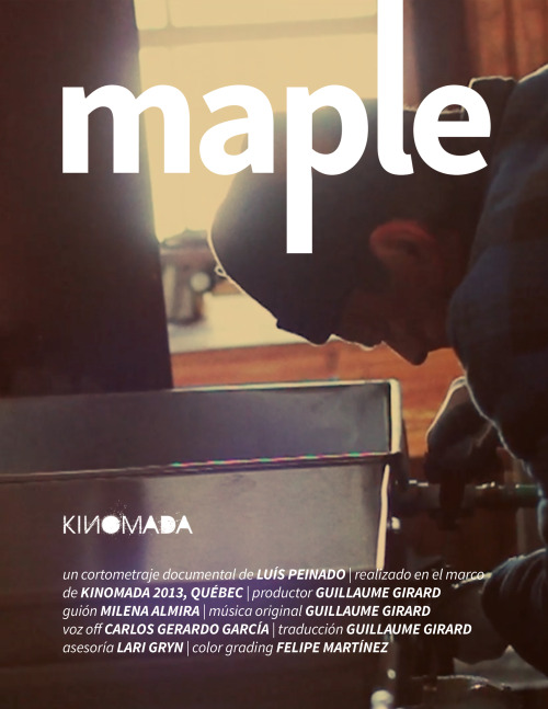 Un trabajo gráfico hecho con amor para darle personalidad visual al cortometraje documental MAPLE de
