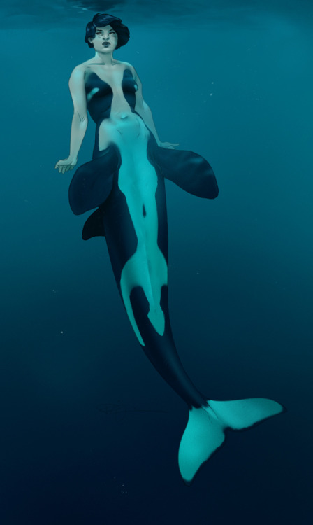 Managed to do one today too. Shilu, as an orca.