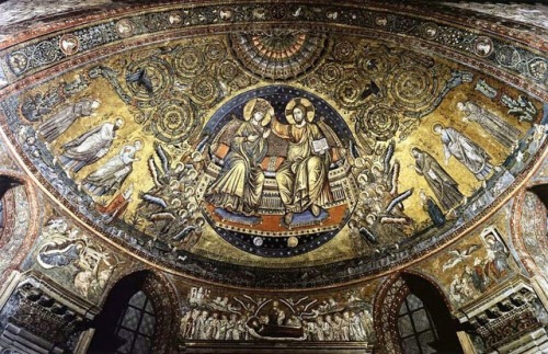 ninakomnina: Mosaics in Santa Maria Maggiore, Rome (completed 1296) #mosaics #art #byzantine #rome #