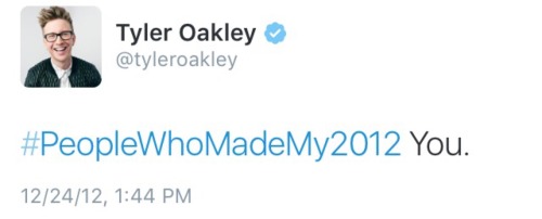 tyleroakley:  troyleryay:  thank you, tyler, for the constant appreciaton, we love you.  nothing’s changed, thank god 