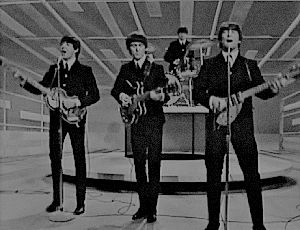 THE BEATLES Performing "I Want To Hold Your Hand" On THE ED SULLIVAN SHOW. February 9, 1964.