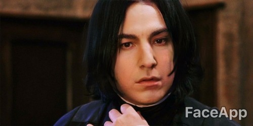 severus-my-only-prince: Soo i took the beauty app and made Severus younger. I know somebody did it before, but i wanted to see how other photos will look like and look what i got! 