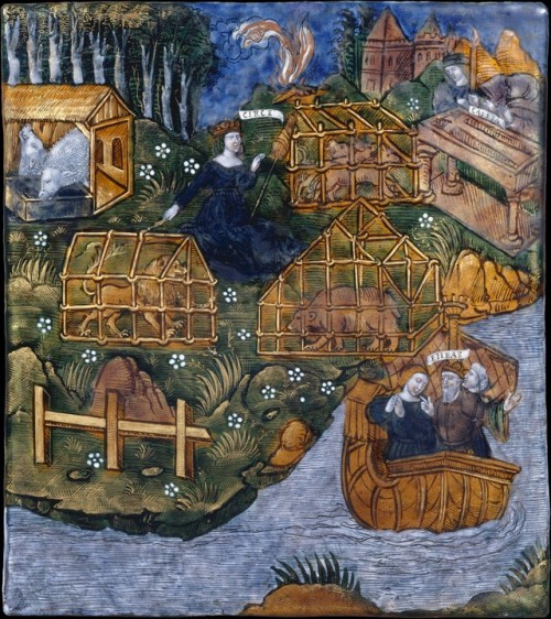 Limoges enamels illustrating events from Virgil’s Aeneid by the Master of the Aeneid, c. 1530-35; Fr