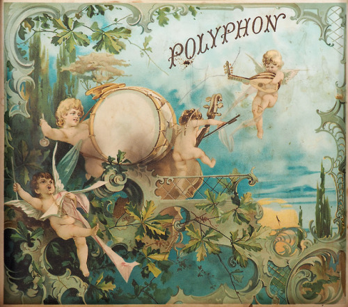 Cover image on music box by Polyphon-Musikwerke in Leipzig, Germany.