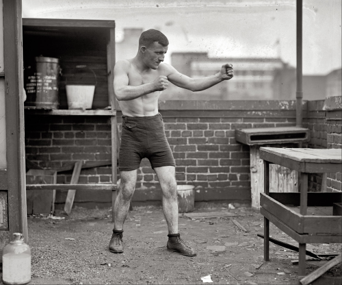 vintagesportspictures: Unknown Boxer (1924)