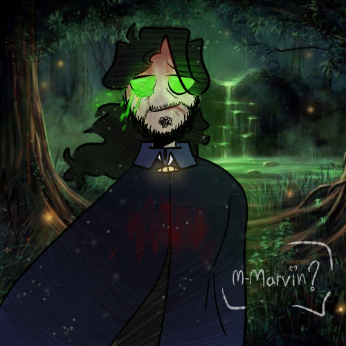 “B-But your d-dead..?”So Marv..Right?Lol Basically Marvin was killed by Anti in a gruesome way and E