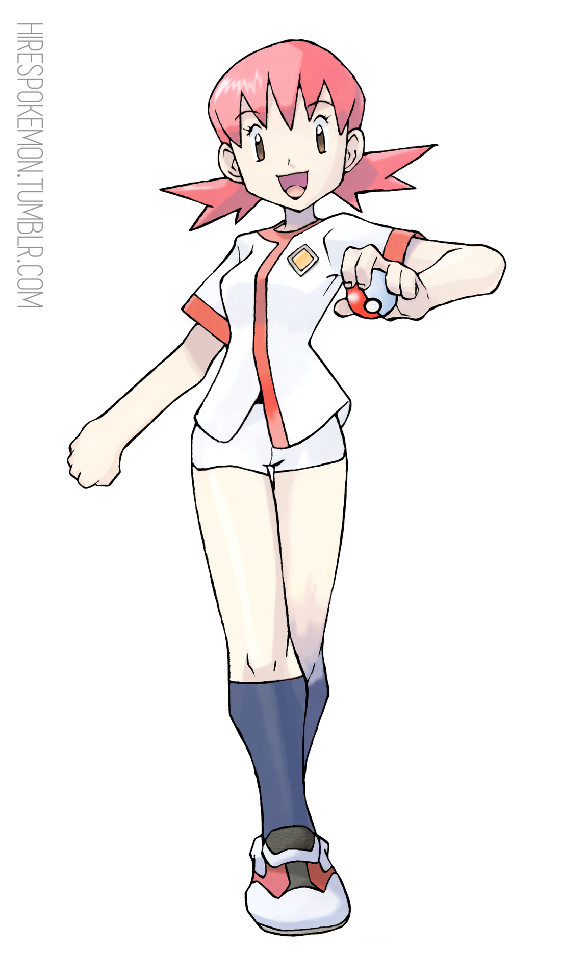 Hi-res Pokémon Art — Golden Rod City Gym Leader Whitney from the 2001...