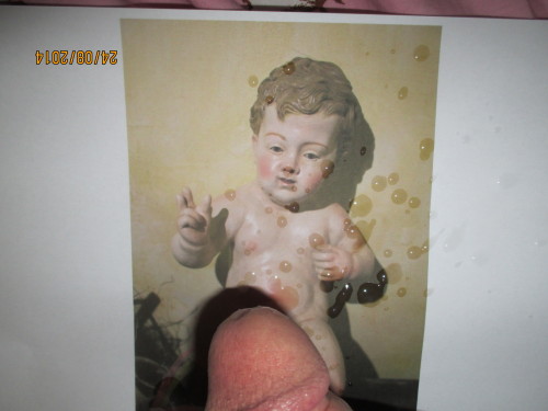 Porn photo cuming on little jesus