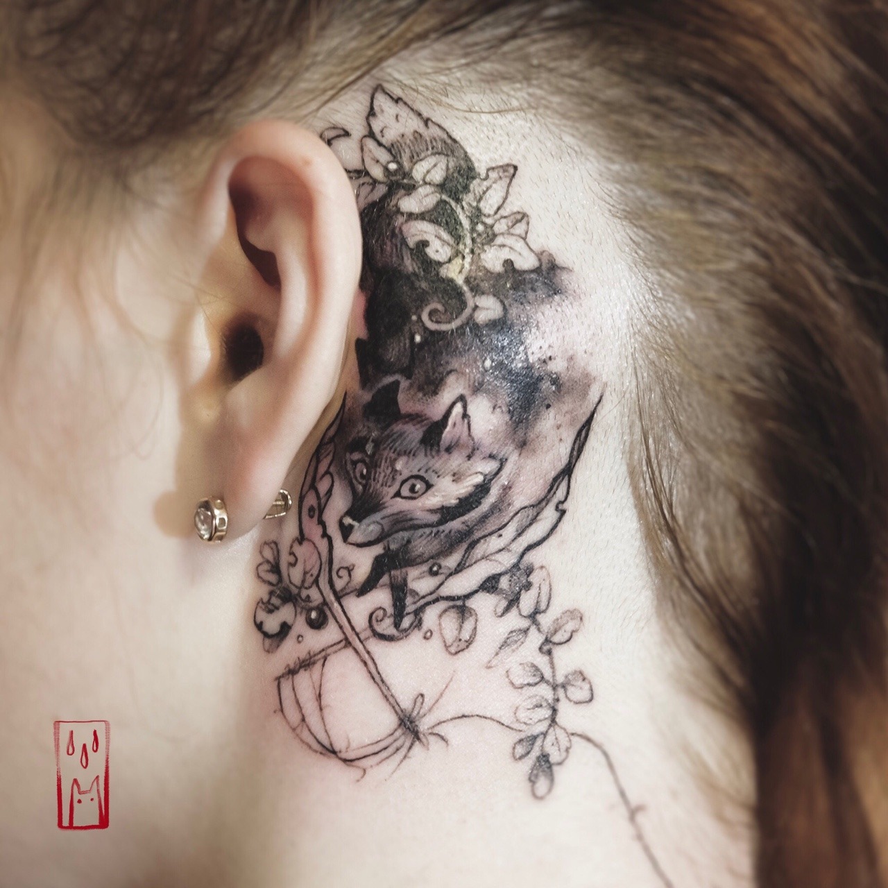 Ear mandala coverup  Rites of Passage Tattoo