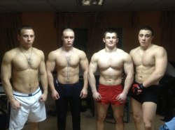 theruskies:  Holy shit! Powerful teen stallions! Young and powerful! They’re all as on selection… I Get A Kick Out Of Russian Guys