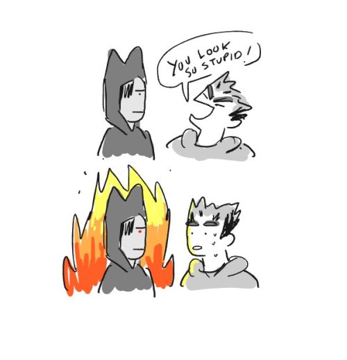 I love the trope of “idiot by accident summons a demon” featuring my re design of K