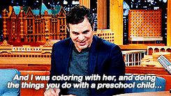 natanula:  (vía Mark Ruffalo visits his daughter at preschool. - Album on Imgur) 