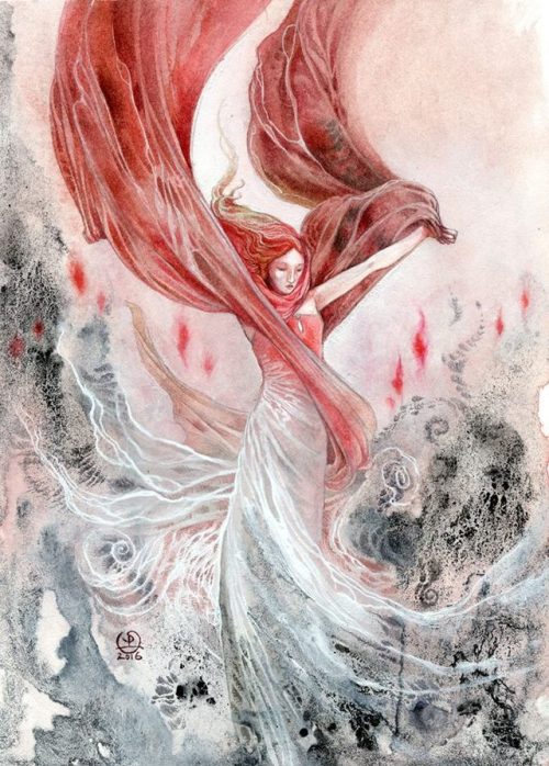 crossconnectmag: Paintings by Stephanie Pui-Mun Law Stephanie Pui-Mun Law is an Oakland-based artist. Her work is an exploration of the mythic arts, journeying through a surreal otherworld, to seek the manifestations of desire and archetype when seen