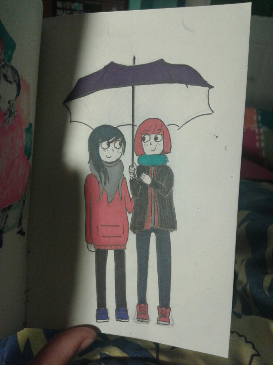 mi-mente-es-un-universo:  dibujos para mi polola, ella no tiene tumblr y quizas nunca
