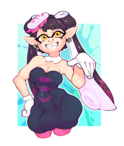 toppingtart:  Callie for ZenthDTCa completely normal picture of Callie ( *ˊᵕˋ)nothing weird going down behind her dress   Twitter • Piczel • Ko-Fi Support me on Patreon   