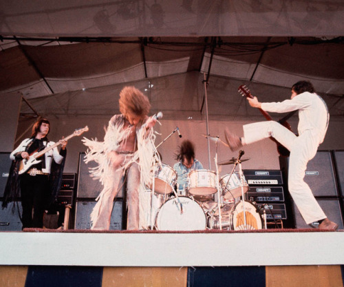The Who at the Isle of Wight, 1969, by Eric Hayes. So much to love about this shot!