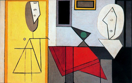artist-picasso:  Studio via Pablo PicassoSize: 149.9x231.2 cmMedium: oil on canvas