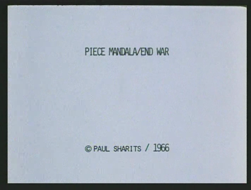 crumbargento:Piece Mandala / End War - Paul Sharits - 1966 (5min)