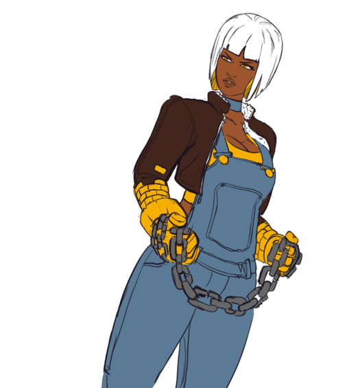 thesomethingmancer: Before the Menat release, an anon requested we create stereotypical fighters based on our country/state. Terrace ended up looking like Menat. It’s that hair, I can’t get enough of it. Mona MozzarelliDaughter of a mob boss. Probably