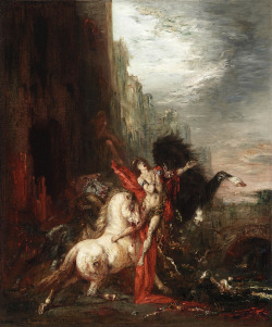 scribe4haxan:  Diomedes Devoured by His Horses ~ Gustave Moreau… 