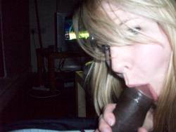 ircuckcpl:  My girlfriend sucking a BBC from a little while back. When she showed me this picture I realised I was destined to be her cuckold. 