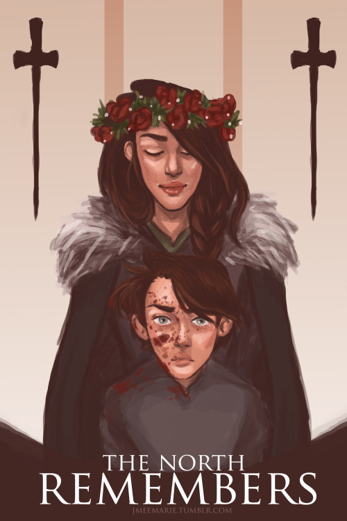 jmeemarie:   The North Remembers  I’ll add to this if I draw the other Starks 