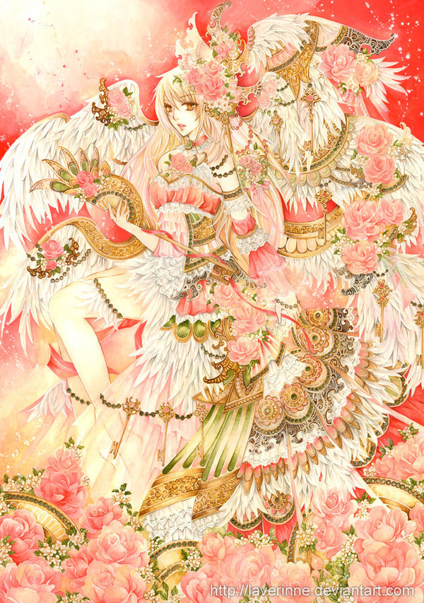 artsfantasia:  Spring Angel by Nina “laverinne”  (A World of Fantasy)