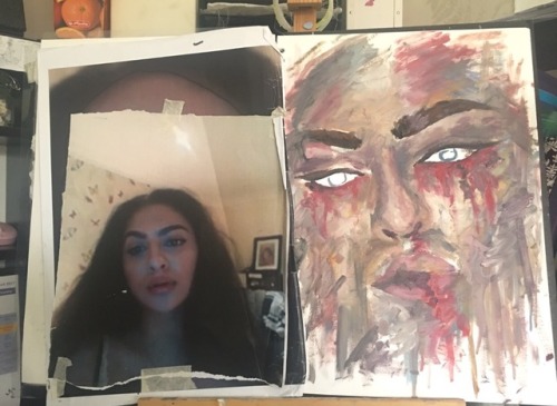 lightersandcurls:sonoanthony:puicci:unfinished portrait x :)My goodness.Wow! This is amazing!!!!