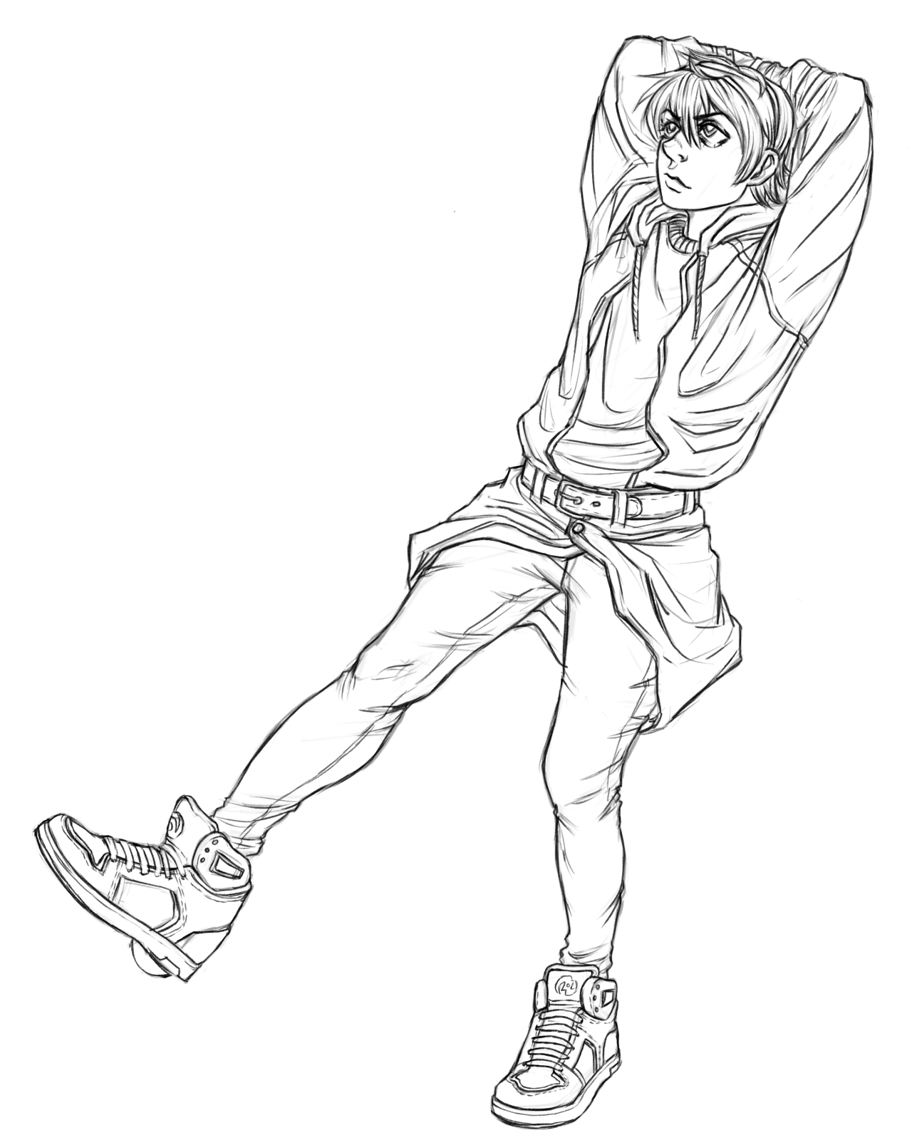 pastryotism:  i heard narancia wears heelys  