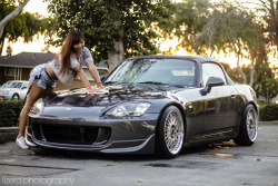jdmlifestyle:  A girl and her car :) Photo By: Anthony Canibeat Lezada  