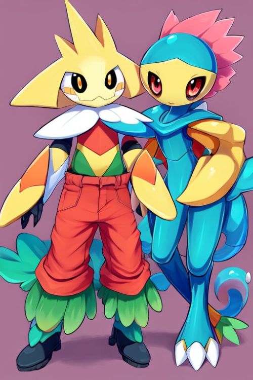 Una Imagen De Los METEOHEROES X Pokmon De Pluvia Y Fulmen Aunque Sean Sus Hijos Hehe Saludos #meteoheroes