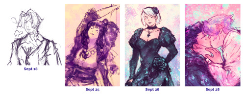 Left Hand Art Progression!