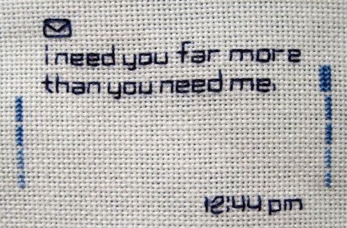 Porn Text Message Embroideries Ginger Anyhow photos