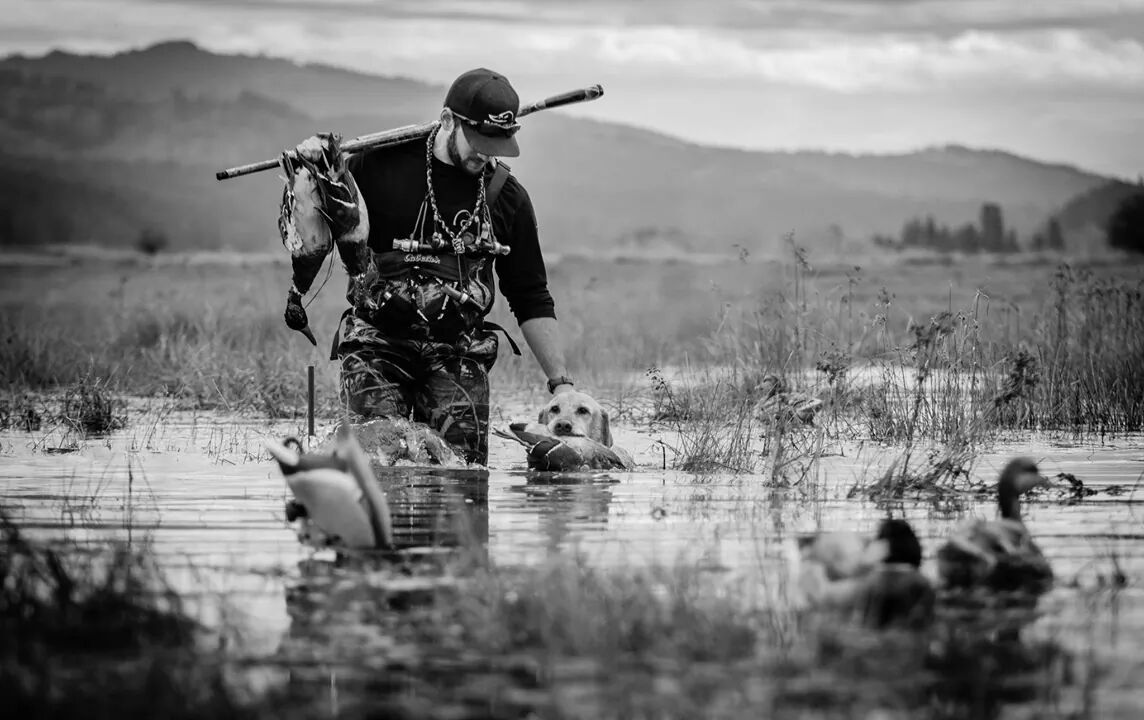 pacificcalls:  PC owner Alex and his dog Hunter doing work. 