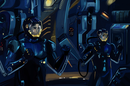 lazy-afternooner:  Pacific Rim AU. Couldn’t adult photos