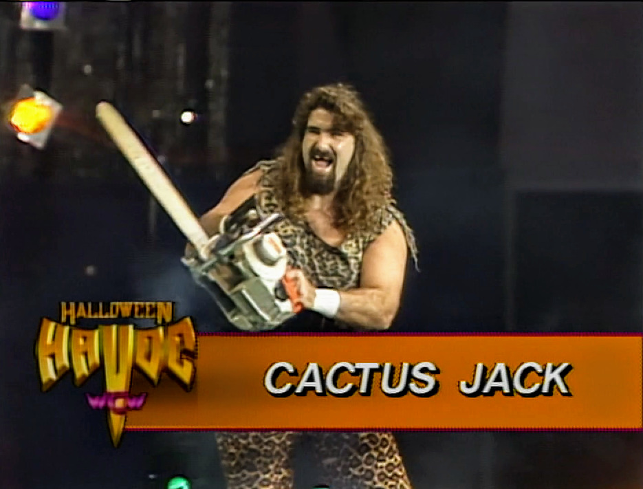 Mick Foley as Cactus Jack in WCW.
