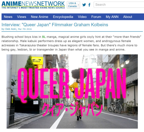 Read more about Queer Japan in these two in-depth features on The Huffington Post and Anime New