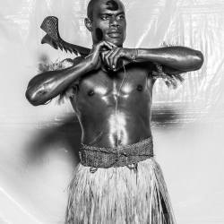   Fijian man, photographed at the Festival
