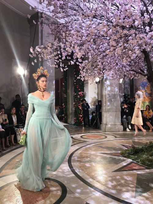 HIKARI MORI wearing DOLCE & GABBANA ALTA MODA in TOKYO