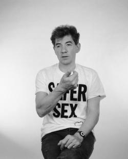 imwithkanye:  Safer Sex. Ian McKellen in 1985 Photo: Gemma Levine/Getty 