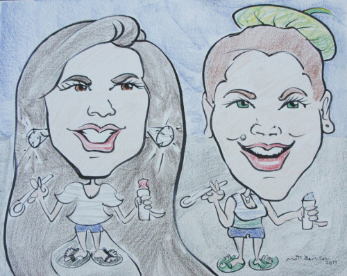Caricatures by Matt Bernson.   Drawn at Dairy Delight, Malden, MA on 25 Aug 2013.   Ink & Artstix on paper 11"x14" This weekend will be my last there for the summer!  Sunday Sept 1, 3-8pm, and Monday Sept 2, 3-7pm!     Buy an ice cream,