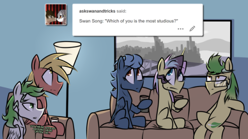 canterlotstudents:@askswanandtricks x3