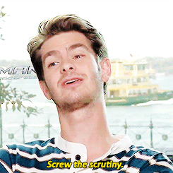 andrewgarfield-daily:  I can’t think of a word to use that’s not the f-word.