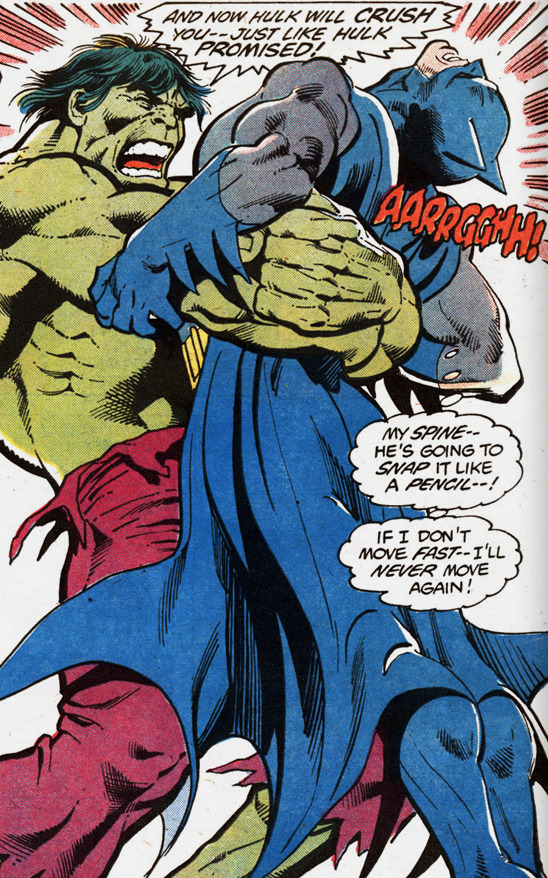 A blog dedicated to all your favorite moments — Batman Vs. The Incredible  Hulk written by Len...