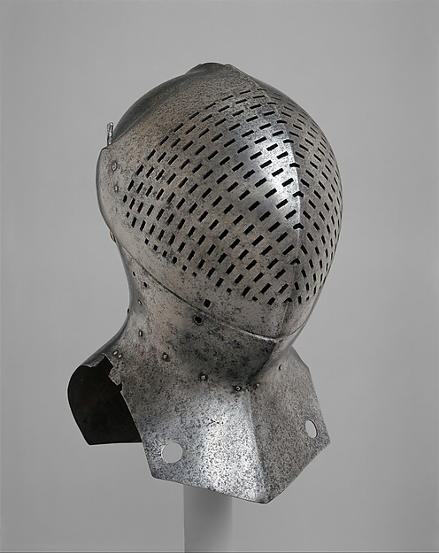 mindhost: From the tournament helm to the fencing mask Great-Bascinet, circa 1420 Visored Bascinet c