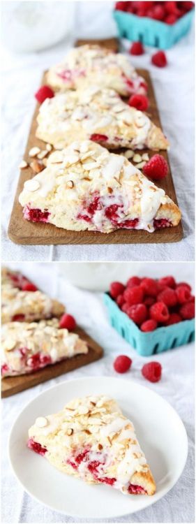 Saturday is for scones! These Strawberry Almond lovelies look absolutely delicious. Check out the re