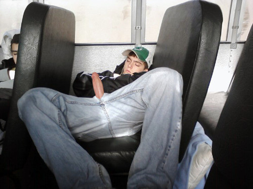 twinkcatboy:  “Sleeping on the bus [x-post r/publicboys]” By Mahboys via http://ift.tt/1nTJYbv